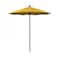 California Umbrella 7.5' Black Aluminum Market Patio Umbrella, Sunbrella Sunflower Yellow 194061334485 - alternate 1